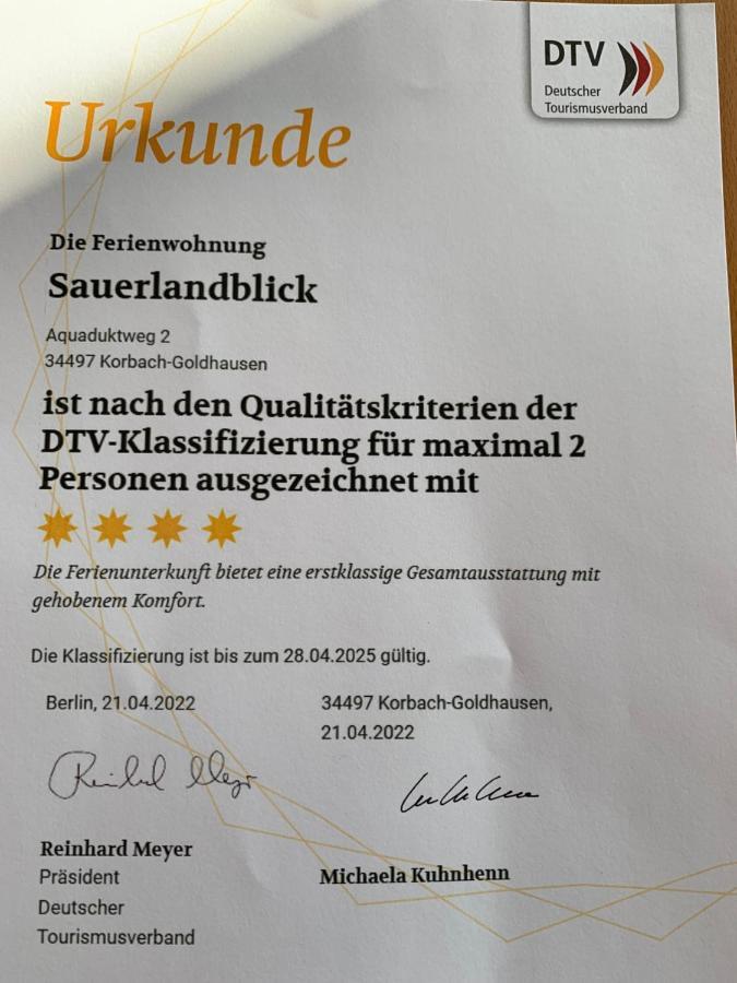 Ferienwohnung Sauerlandblick Goldhausen Exteriér fotografie