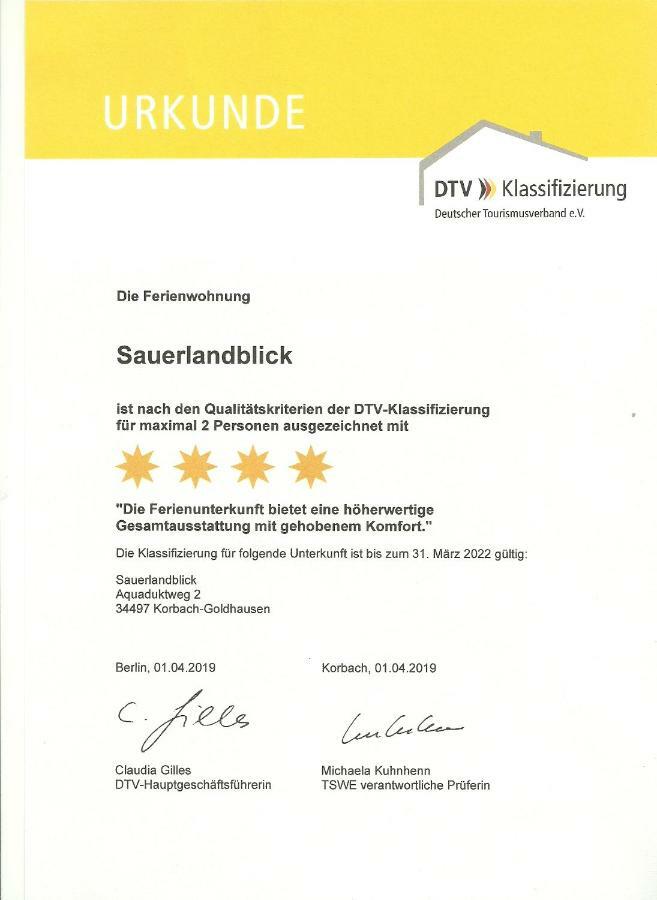Ferienwohnung Sauerlandblick Goldhausen Exteriér fotografie